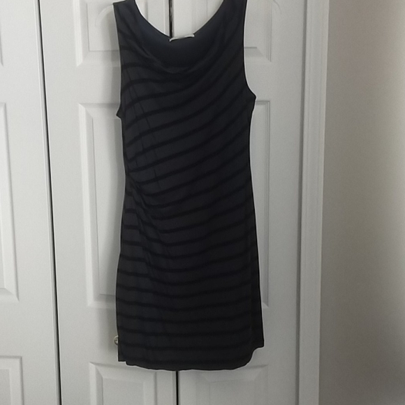 Ann Taylor loft cowl neck striped dress xl - Picture 1 of 4